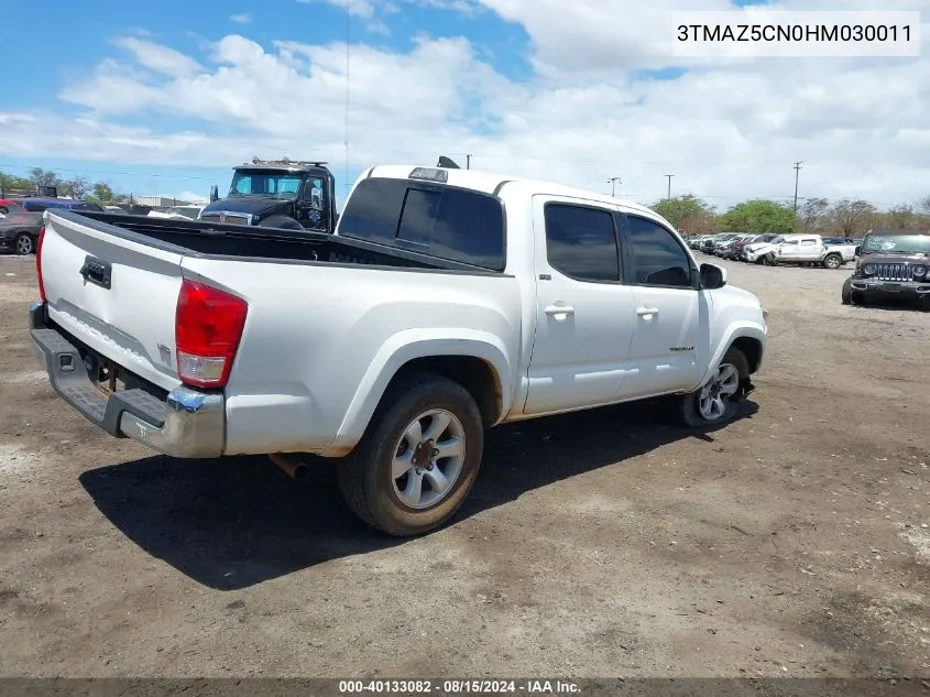 3TMAZ5CN0HM030011 2017 Toyota Tacoma Sr5 V6