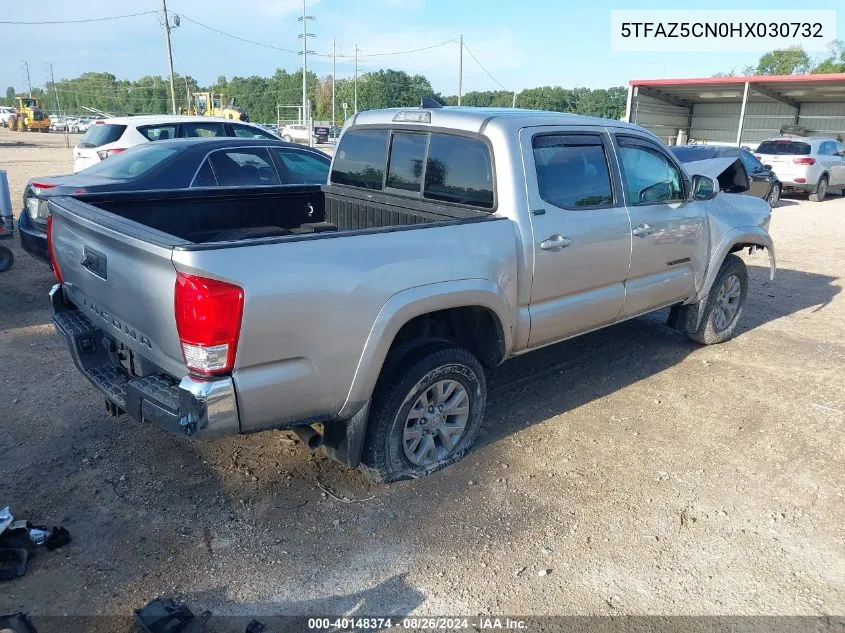 2017 Toyota Tacoma Sr5 V6 VIN: 5TFAZ5CN0HX030732 Lot: 40148374