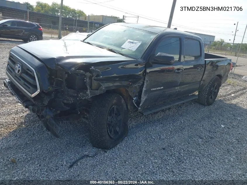 3TMDZ5BN3HM021706 2017 Toyota Tacoma Sr5 V6