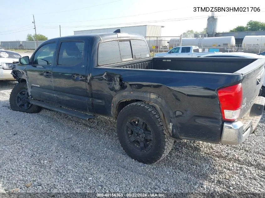 2017 Toyota Tacoma Sr5 V6 VIN: 3TMDZ5BN3HM021706 Lot: 40156363