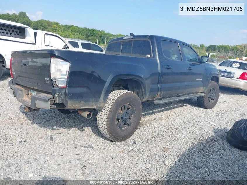 3TMDZ5BN3HM021706 2017 Toyota Tacoma Sr5 V6