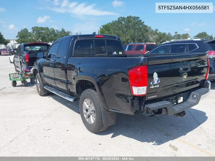 5TFSZ5AN4HX056581 2017 Toyota Tacoma Sr5 V6