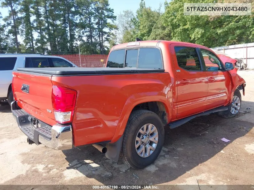 5TFAZ5CN9HX043480 2017 Toyota Tacoma Sr5 V6