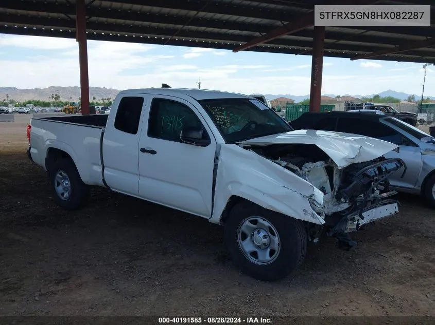 2017 Toyota Tacoma Sr VIN: 5TFRX5GN8HX082287 Lot: 40191585