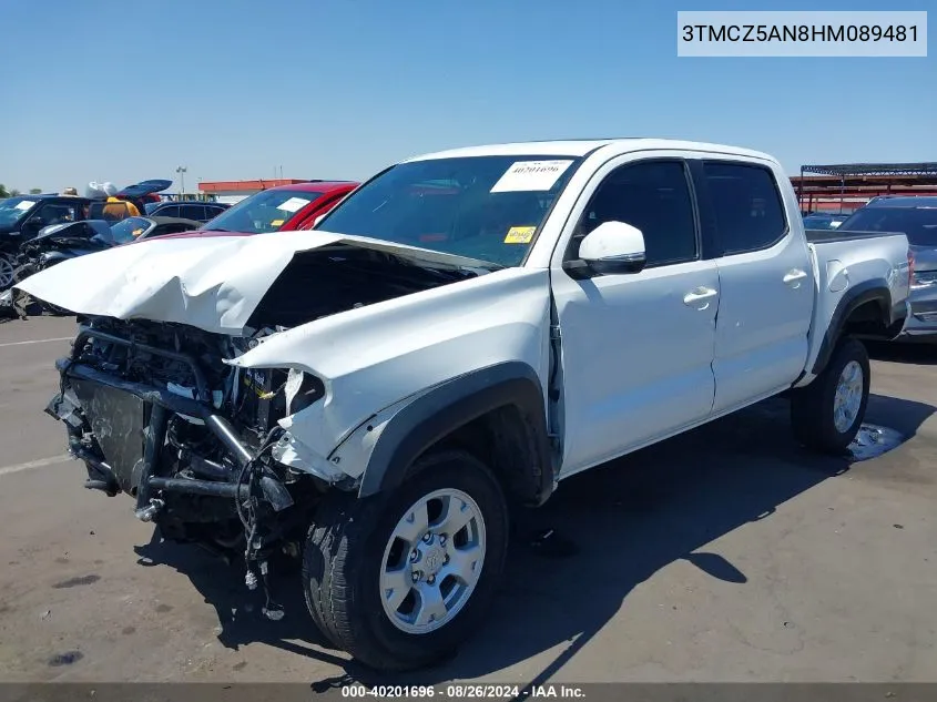 2017 Toyota Tacoma Trd Off Road VIN: 3TMCZ5AN8HM089481 Lot: 40201696