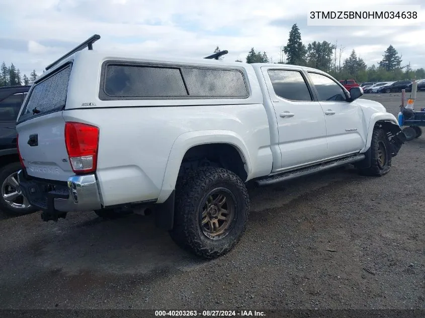 2017 Toyota Tacoma Sr5 V6 VIN: 3TMDZ5BN0HM034638 Lot: 40203263