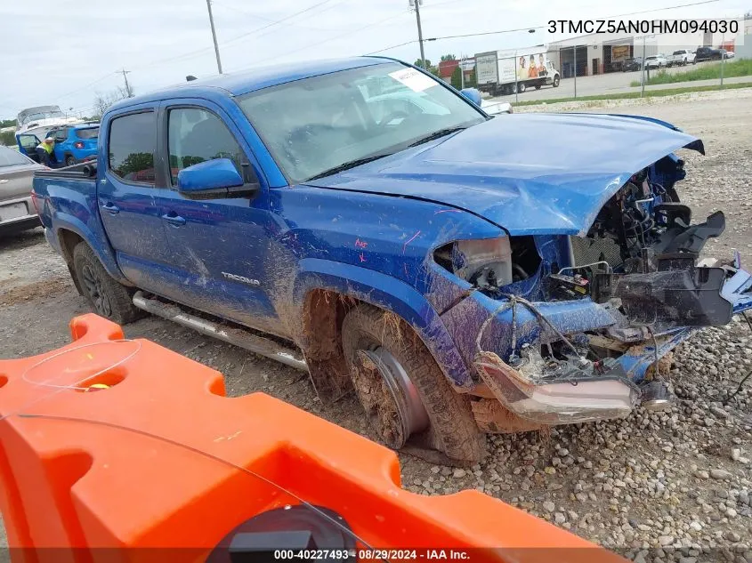 2017 Toyota Tacoma Sr5 V6 VIN: 3TMCZ5AN0HM094030 Lot: 40227493