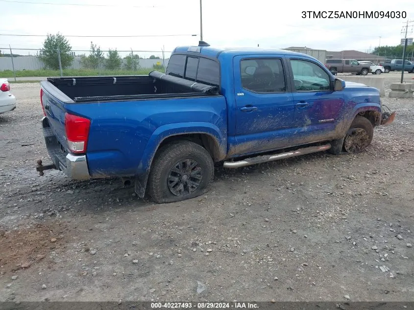 2017 Toyota Tacoma Sr5 V6 VIN: 3TMCZ5AN0HM094030 Lot: 40227493