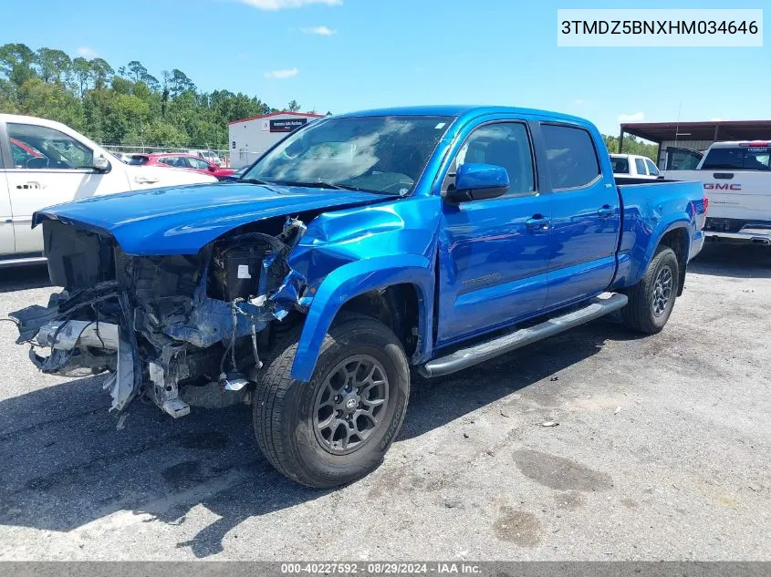 3TMDZ5BNXHM034646 2017 Toyota Tacoma Sr5 V6