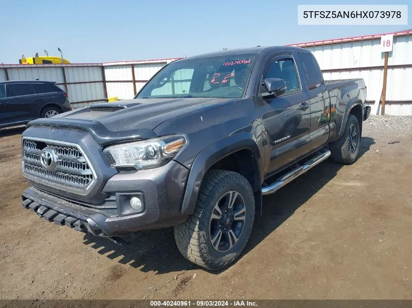 5TFSZ5AN6HX073978 2017 Toyota Tacoma Trd Sport