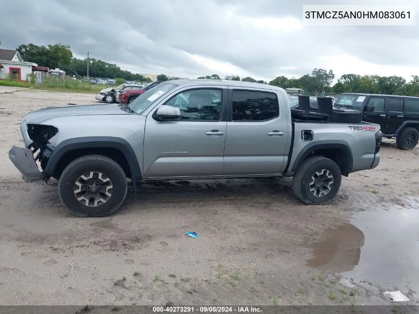 3TMCZ5AN0HM083061 2017 Toyota Tacoma Dbl Cab/Sr/Trdspt/Or/Pro