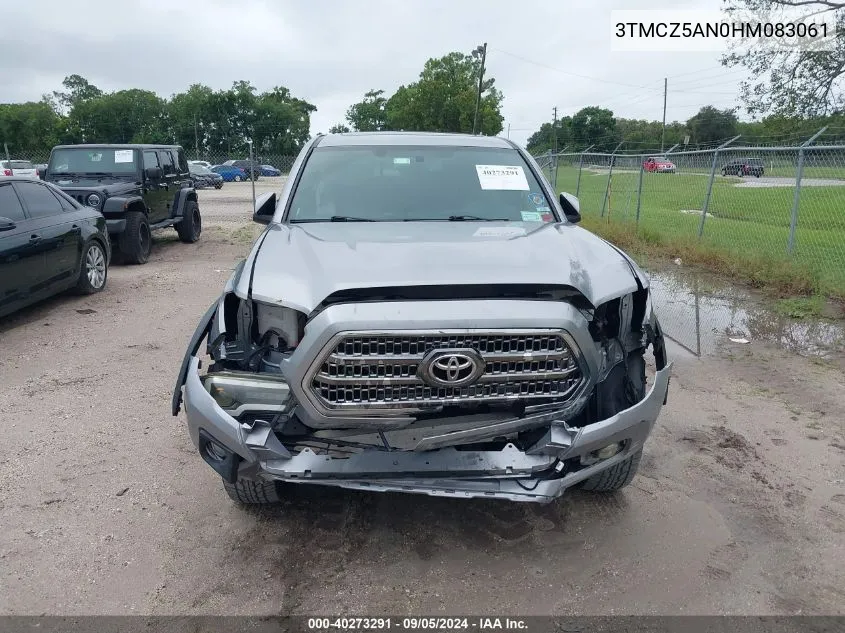 3TMCZ5AN0HM083061 2017 Toyota Tacoma Dbl Cab/Sr/Trdspt/Or/Pro