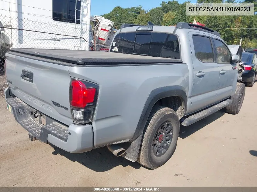 2017 Toyota Tacoma Trd Pro VIN: 5TFCZ5AN4HX069223 Lot: 40285348