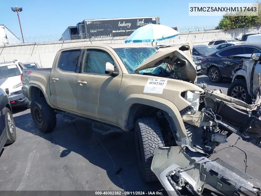 3TMCZ5ANXHM117443 2017 Toyota Tacoma Sr5/Trd Sport/Trd Off Road/Trd Pro/Sr