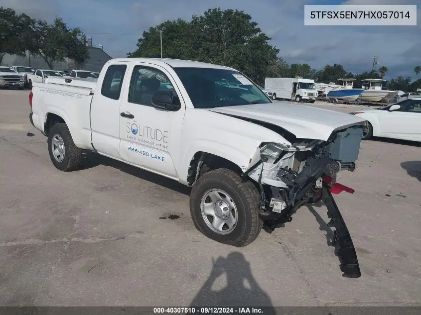 2017 Toyota Tacoma Sr VIN: 5TFSX5EN7HX057014 Lot: 40307510