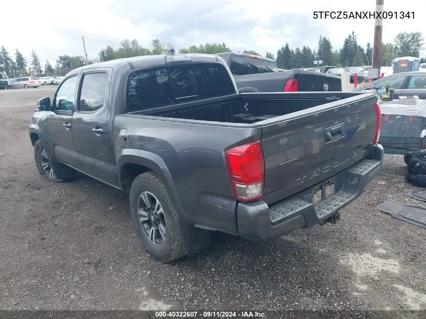 5TFCZ5ANXHX091341 2017 Toyota Tacoma Trd Sport