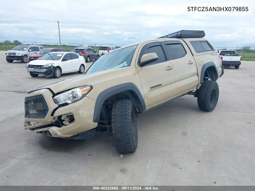 2017 Toyota Tacoma Trd Off Road VIN: 5TFCZ5AN3HX079855 Lot: 40322668