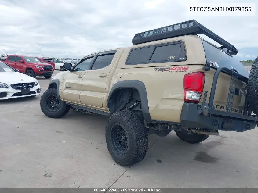 5TFCZ5AN3HX079855 2017 Toyota Tacoma Trd Off Road