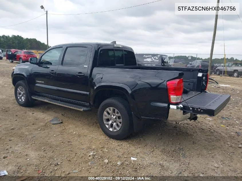 2017 Toyota Tacoma Sr5 V6 VIN: 5TFAZ5CN6HX046756 Lot: 40329102