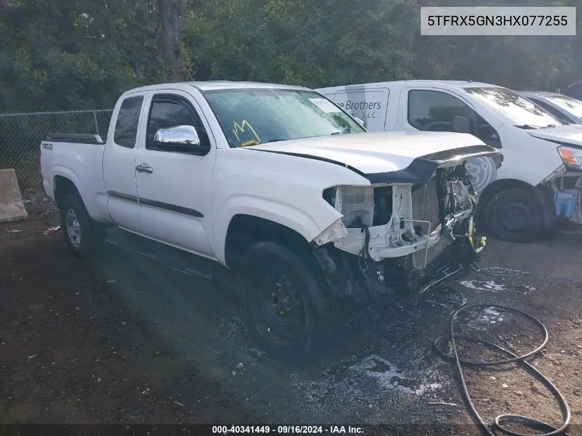 2017 Toyota Tacoma Sr VIN: 5TFRX5GN3HX077255 Lot: 40341449