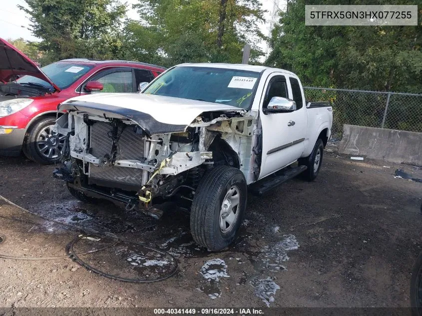 2017 Toyota Tacoma Sr VIN: 5TFRX5GN3HX077255 Lot: 40341449