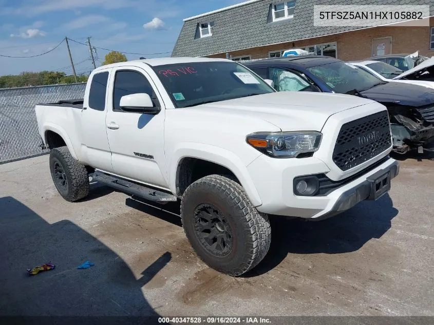 2017 Toyota Tacoma Sr5 V6 VIN: 5TFSZ5AN1HX105882 Lot: 40347528