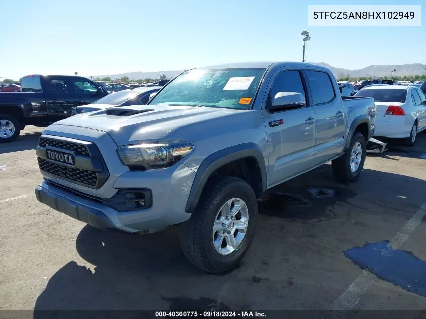 5TFCZ5AN8HX102949 2017 Toyota Tacoma Trd Pro