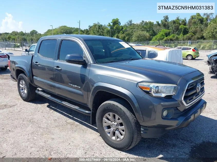 2017 Toyota Tacoma Dbl Cab/Sr5/Trd Sport/Or VIN: 3TMAZ5CN9HM031383 Lot: 40379469