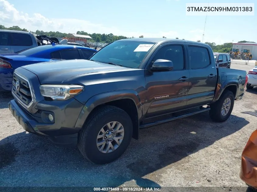 2017 Toyota Tacoma Dbl Cab/Sr5/Trd Sport/Or VIN: 3TMAZ5CN9HM031383 Lot: 40379469