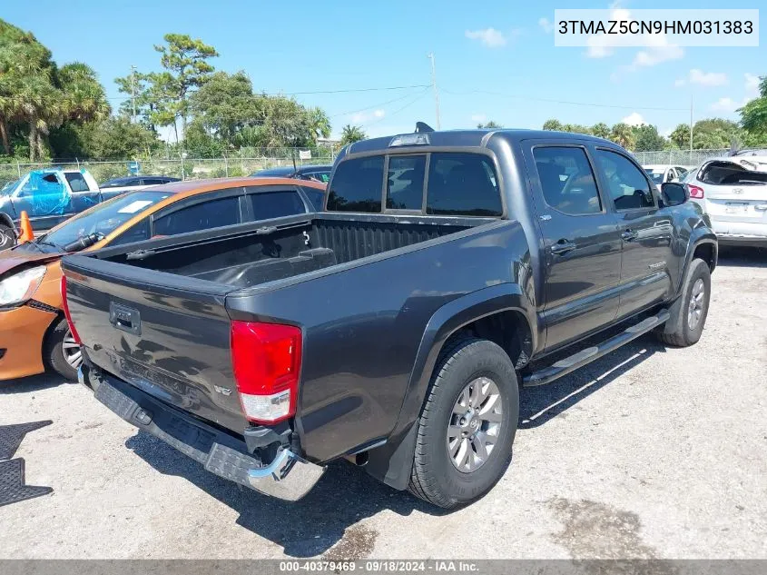 2017 Toyota Tacoma Dbl Cab/Sr5/Trd Sport/Or VIN: 3TMAZ5CN9HM031383 Lot: 40379469