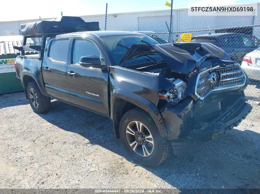 2017 Toyota Tacoma Trd Sport VIN: 5TFCZ5AN9HX069198 Lot: 40444447