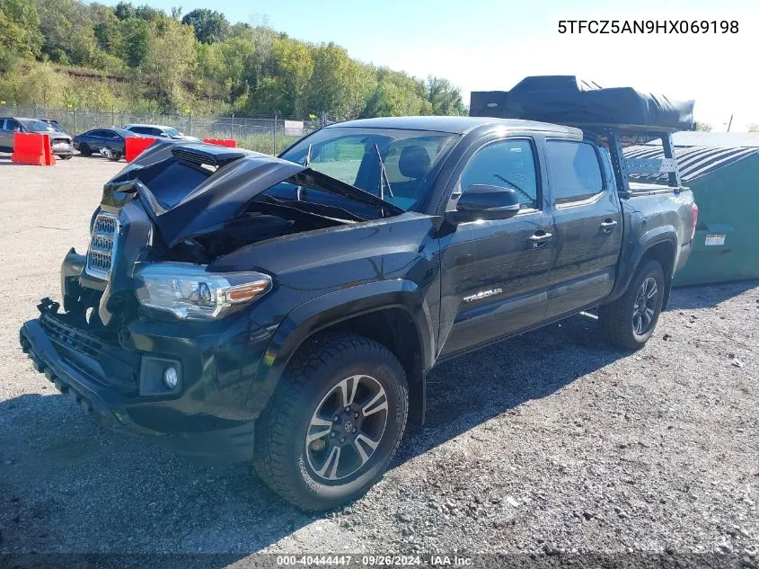 2017 Toyota Tacoma Trd Sport VIN: 5TFCZ5AN9HX069198 Lot: 40444447