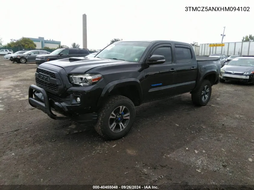 3TMCZ5ANXHM094102 2017 Toyota Tacoma Trd Sport