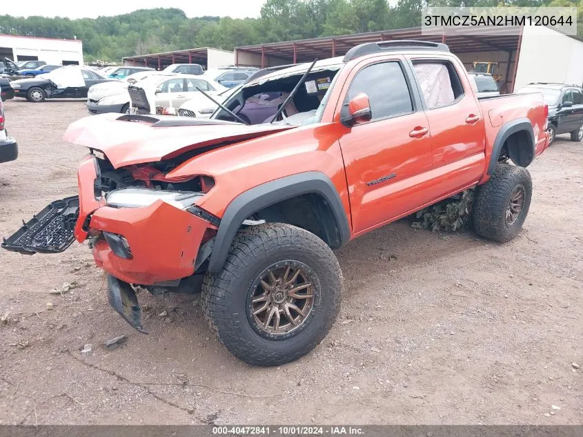 2017 Toyota Tacoma Trd Off Road VIN: 3TMCZ5AN2HM120644 Lot: 40472841