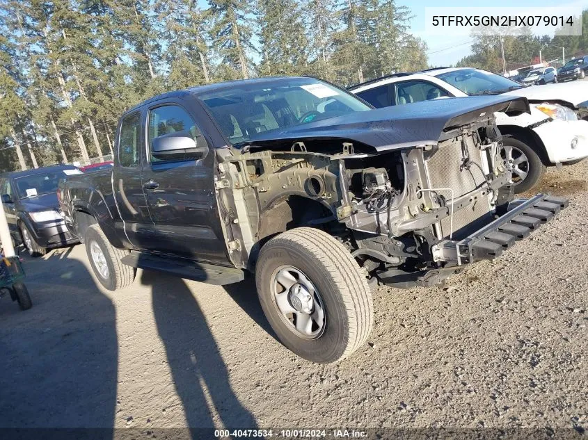 2017 Toyota Tacoma Sr VIN: 5TFRX5GN2HX079014 Lot: 40473534