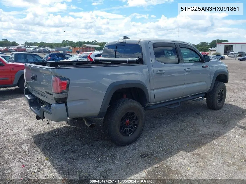 2017 Toyota Tacoma Trd Pro VIN: 5TFCZ5AN3HX091861 Lot: 40474257