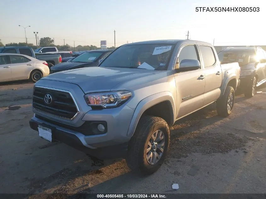 5TFAX5GN4HX080503 2017 Toyota Tacoma Sr5