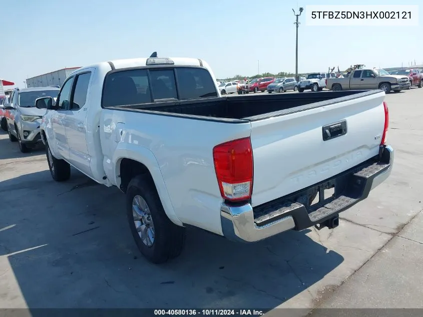 2017 Toyota Tacoma Sr5 VIN: 5TFBZ5DN3HX002121 Lot: 40580136