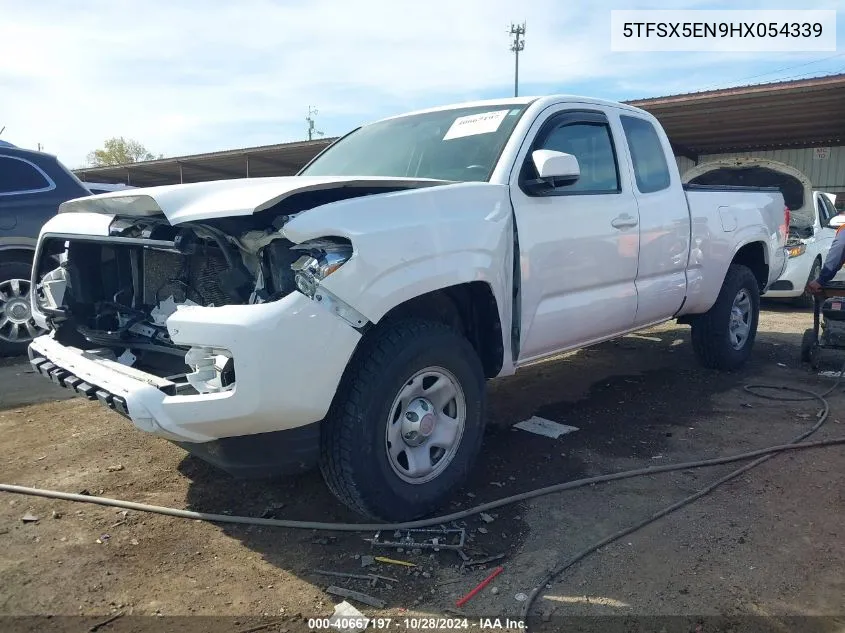 2017 Toyota Tacoma Sr VIN: 5TFSX5EN9HX054339 Lot: 40667197