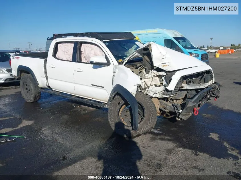 2017 Toyota Tacoma Trd Off Road VIN: 3TMDZ5BN1HM027200 Lot: 40685187