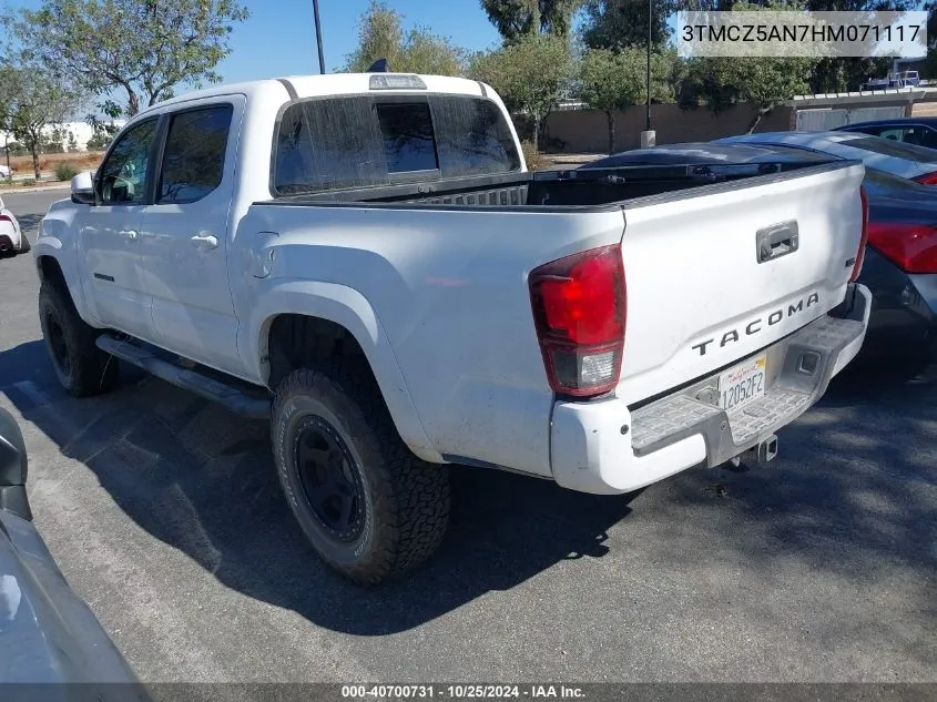 2017 Toyota Tacoma Trd Sport VIN: 3TMCZ5AN7HM071117 Lot: 40700731