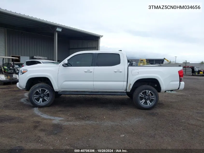 2017 Toyota Tacoma Sr5 V6 VIN: 3TMAZ5CN0HM034656 Lot: 40708306