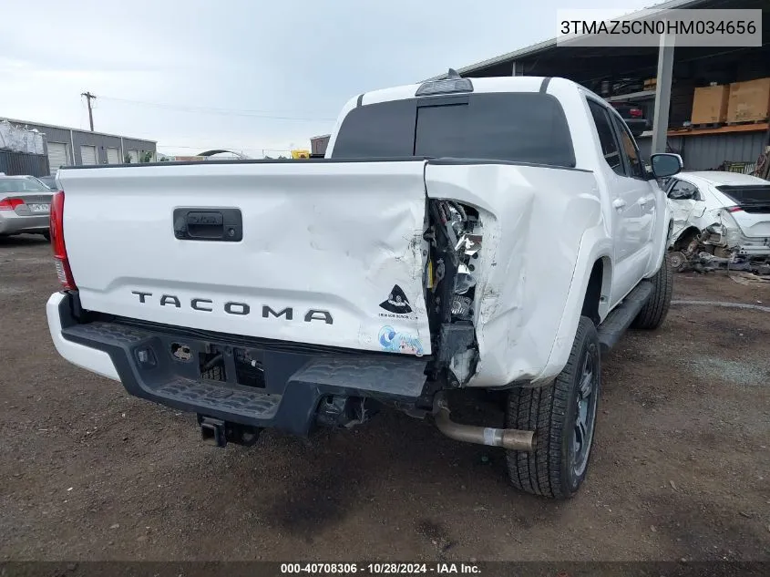 2017 Toyota Tacoma Sr5 V6 VIN: 3TMAZ5CN0HM034656 Lot: 40708306