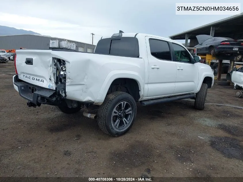 2017 Toyota Tacoma Sr5 V6 VIN: 3TMAZ5CN0HM034656 Lot: 40708306