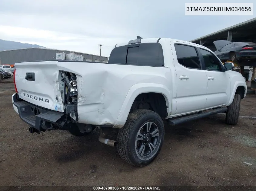 2017 Toyota Tacoma Sr5 V6 VIN: 3TMAZ5CN0HM034656 Lot: 40708306