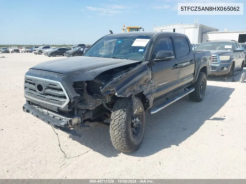 2017 Toyota Tacoma Trd Off Road VIN: 5TFCZ5AN8HX065062 Lot: 40711326