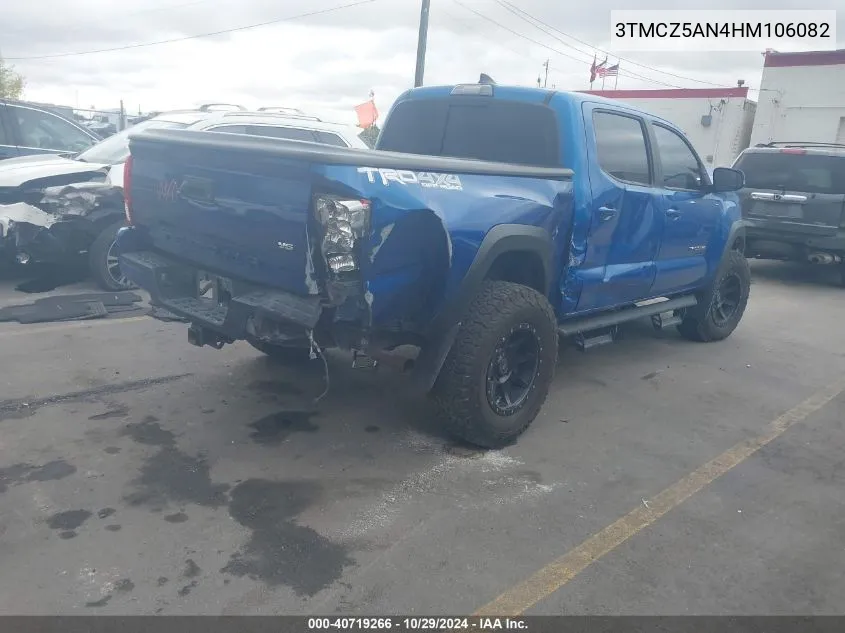 2017 Toyota Tacoma Trd Off Road VIN: 3TMCZ5AN4HM106082 Lot: 40719266