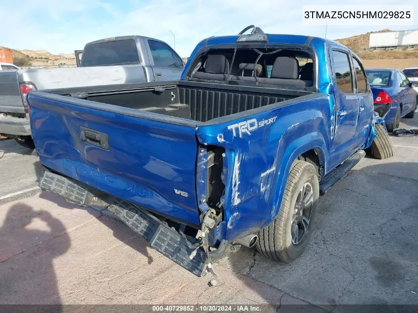 2017 Toyota Tacoma Trd Sport VIN: 3TMAZ5CN5HM029825 Lot: 40729852