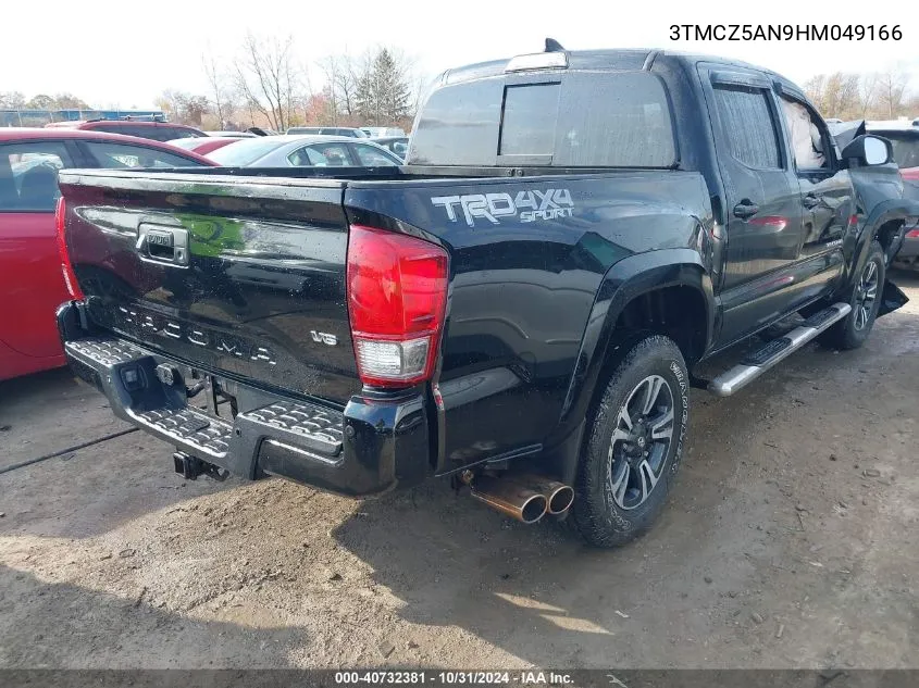 2017 Toyota Tacoma Trd Sport VIN: 3TMCZ5AN9HM049166 Lot: 40732381