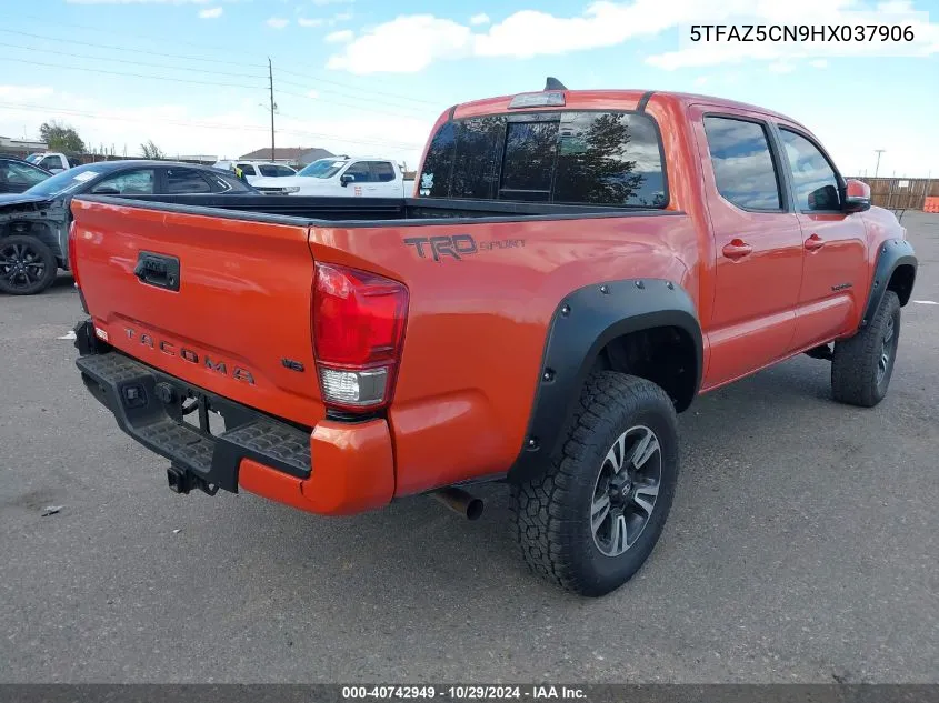 2017 Toyota Tacoma Trd Sport VIN: 5TFAZ5CN9HX037906 Lot: 40742949